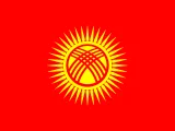 Vlajka Kyrgyzstán