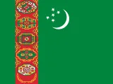 Vlajka Turkmenistán